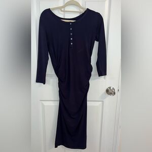 ISABELLA OLIVER MATERNITY LONG SLEEVE DRESS